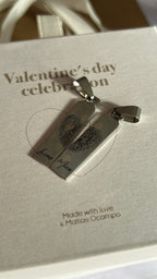 Dije barrita con huella personalizable