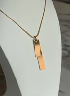 Dije barrita con huella personalizable