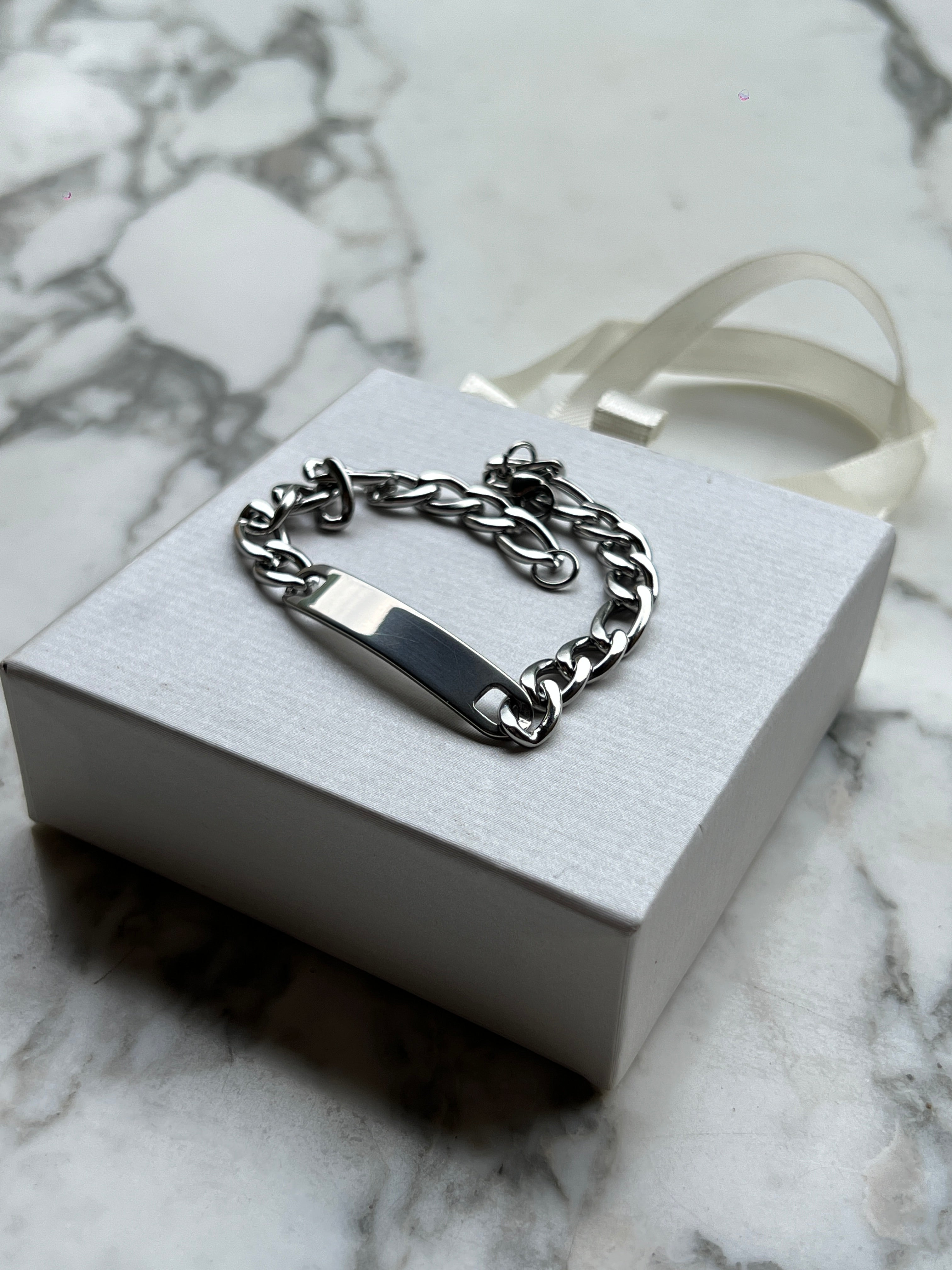 Pulsera mensaje personalizable acero