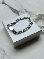 Pulsera mensaje personalizable acero