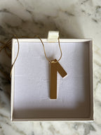 Dije barrita con huella personalizable