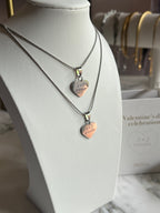 Dije corazón con inicial personalizable