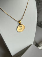 Collar dije nacimiento grabado personalizado